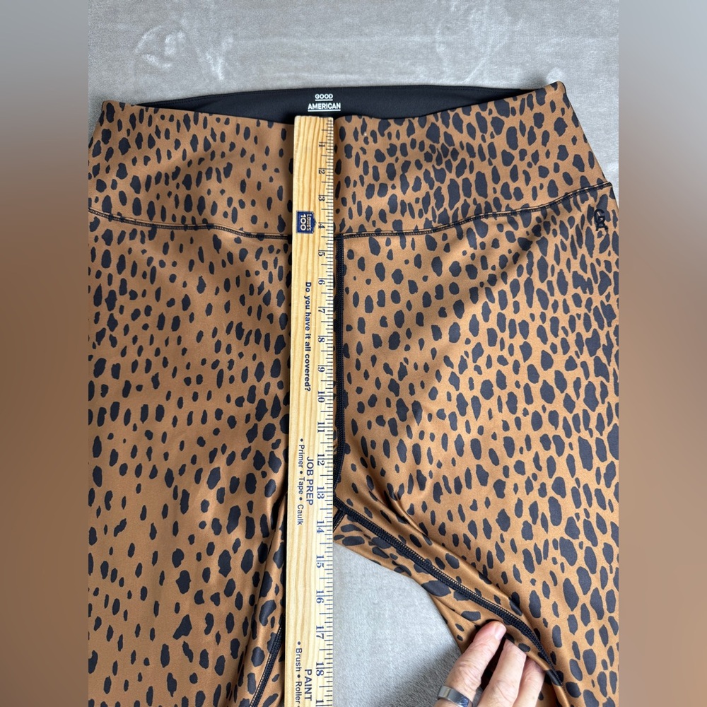 Good American‎ Leggings Women's Size 6 / 3XL Core Strength High Waist Cheetah - Picture 10 of 15